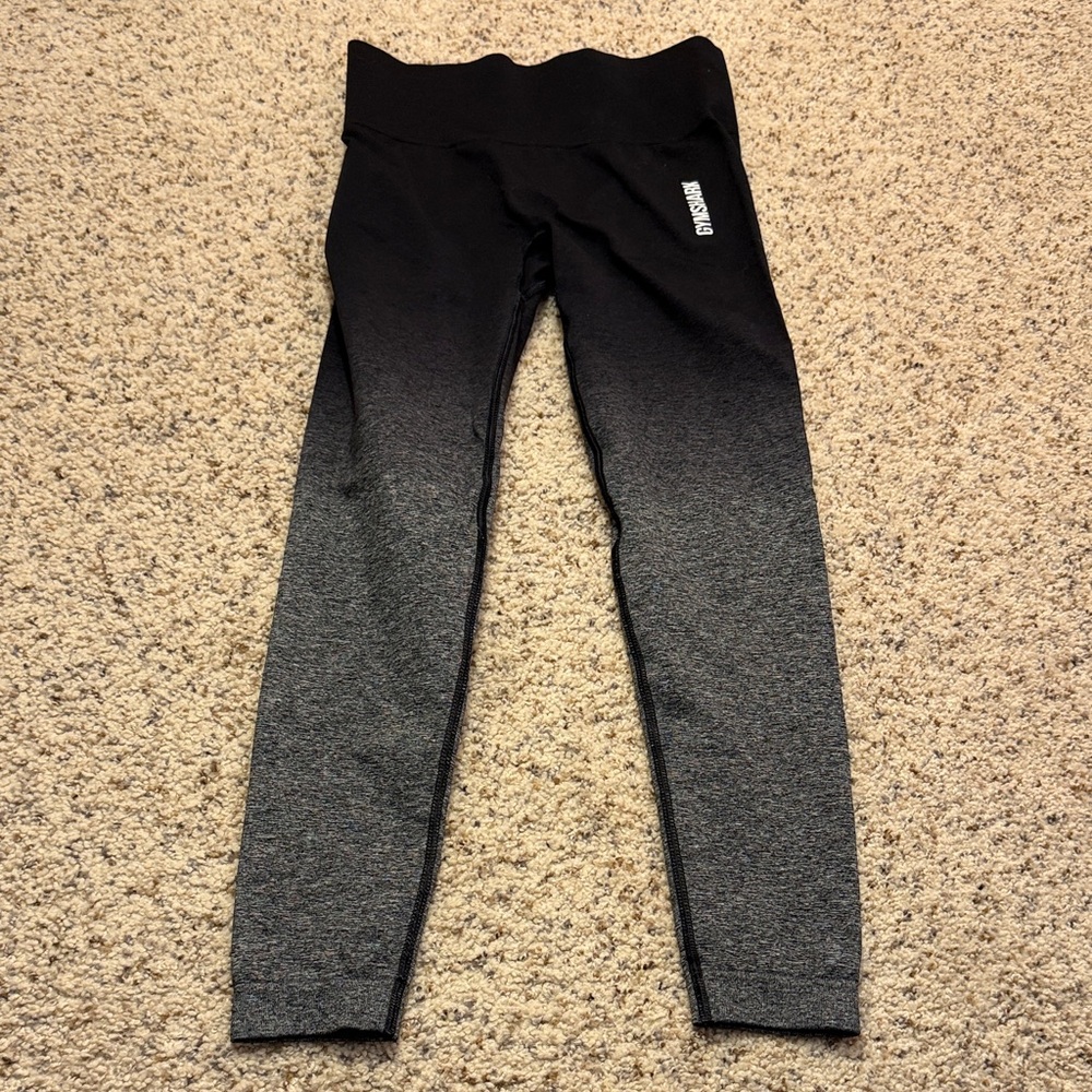 Gymshark Black and Gray Leggings